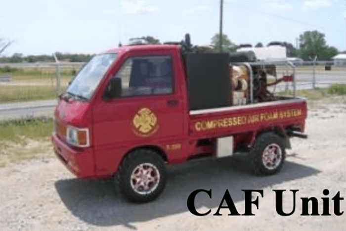 Firefighting CAF equipment